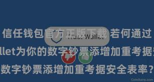 信任钱包官方正版下载 若何通过Trust Wallet为你的数字钞票添增加重考据安全表率？